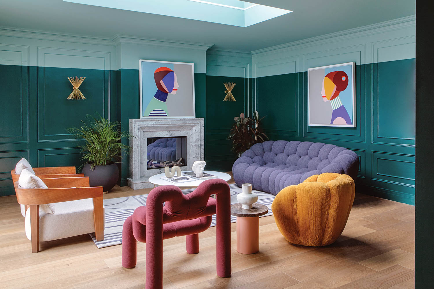 DesignLed Creates a Theatrical Interior for a Dublin Home