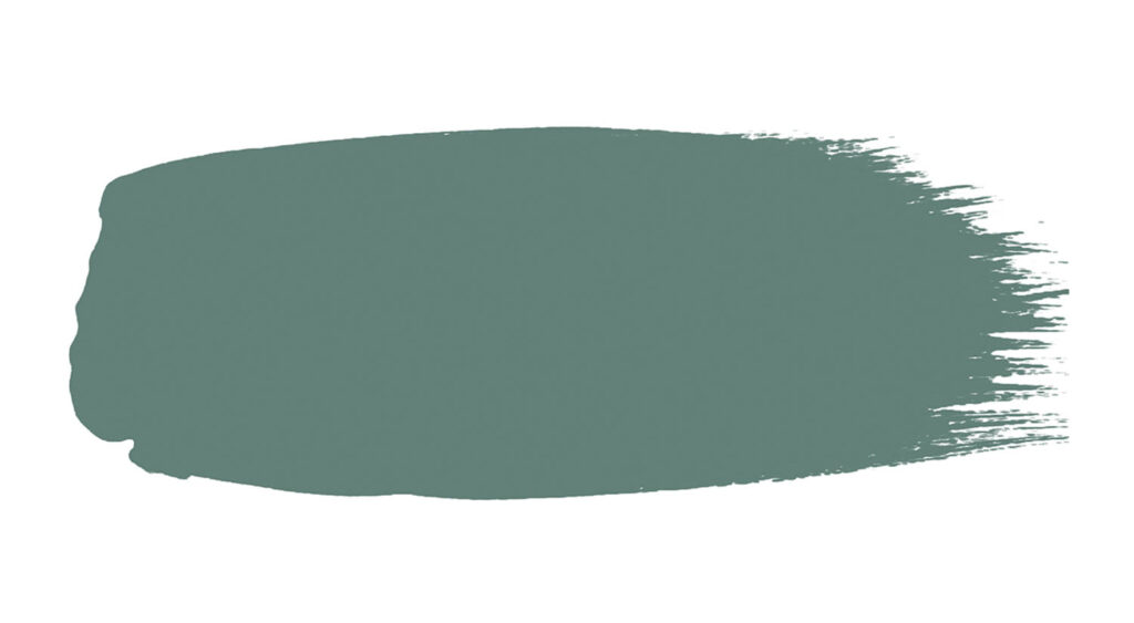 a splotch of heather green paint